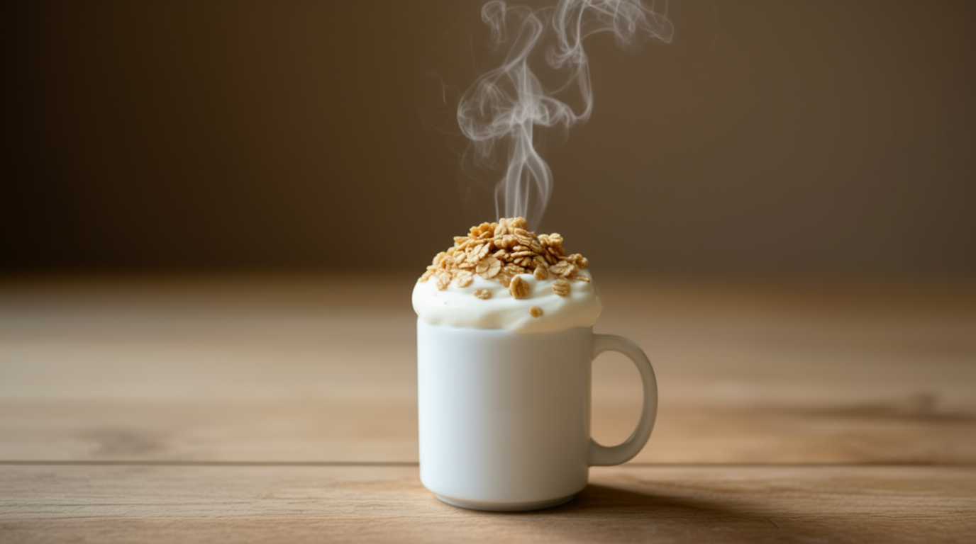 Греческий йогурт с гранолой