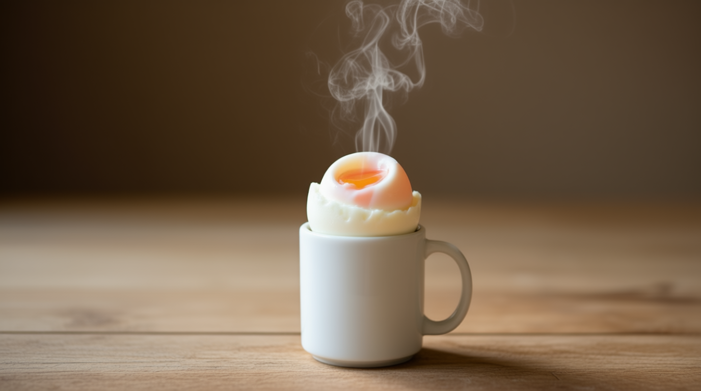 Яйцо-пашот в кружке