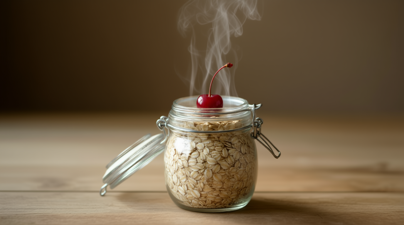 Овсянка в банке