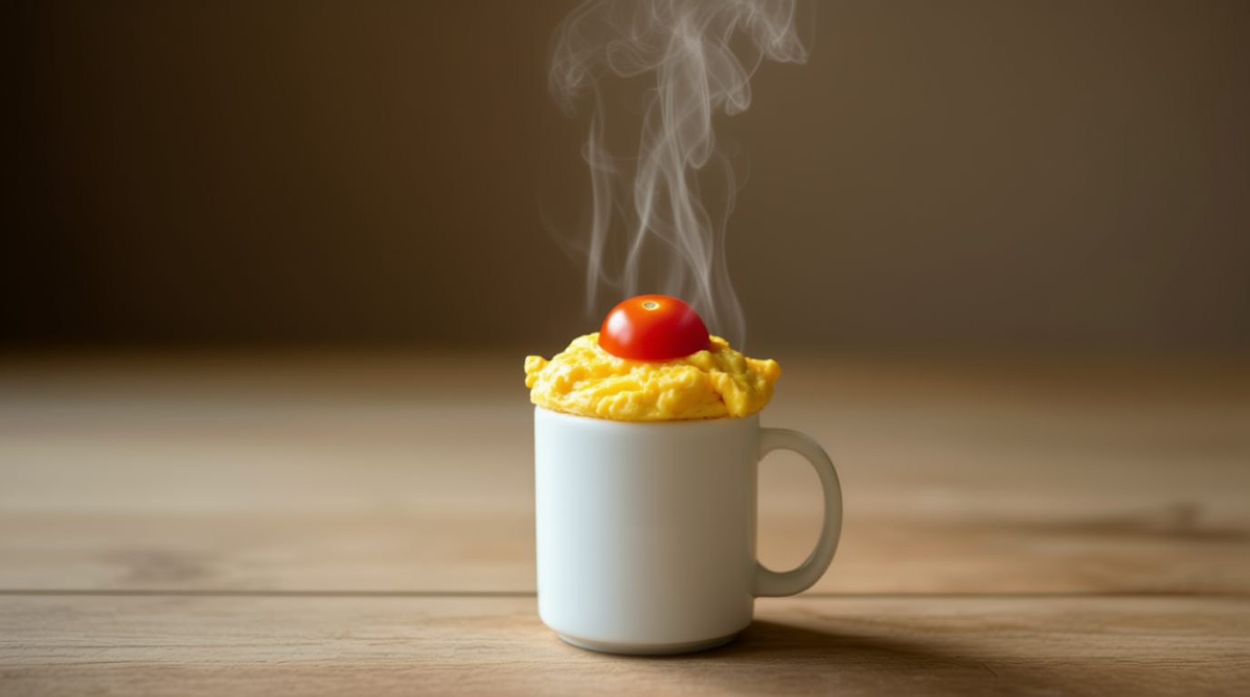 Скрэмбл с помидором